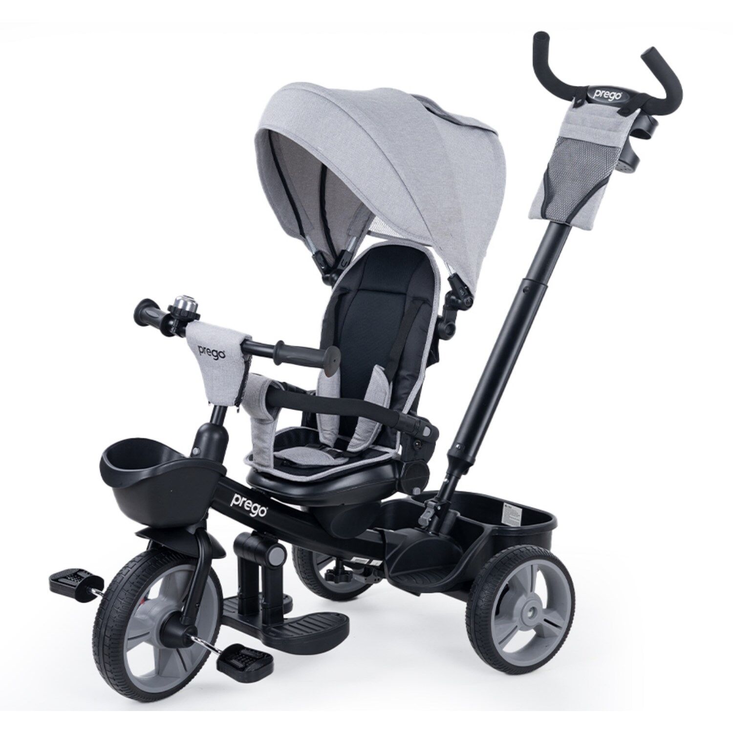 PREGO B50-3 RANGER ÜÇ TEKERLİ BİSİKLET GRİ 2025