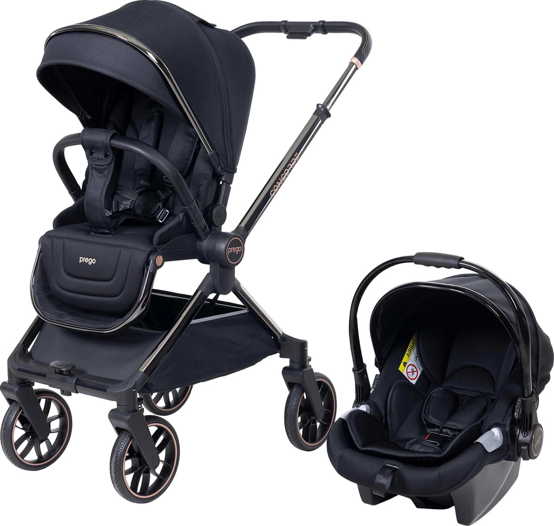 2067 PREGO CONCORDE TRAVEL BEBEK ARABASI -SİYAH 2025