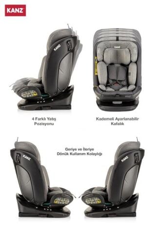 KANZ KZ ORBIT KANZ OTO KOLTUĞU GRİ