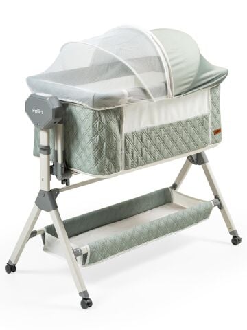 BABY 2 GO FELLINI ELEKTRİKLİ ANNEYANI PARK BEŞİK (YEŞİL) -2025