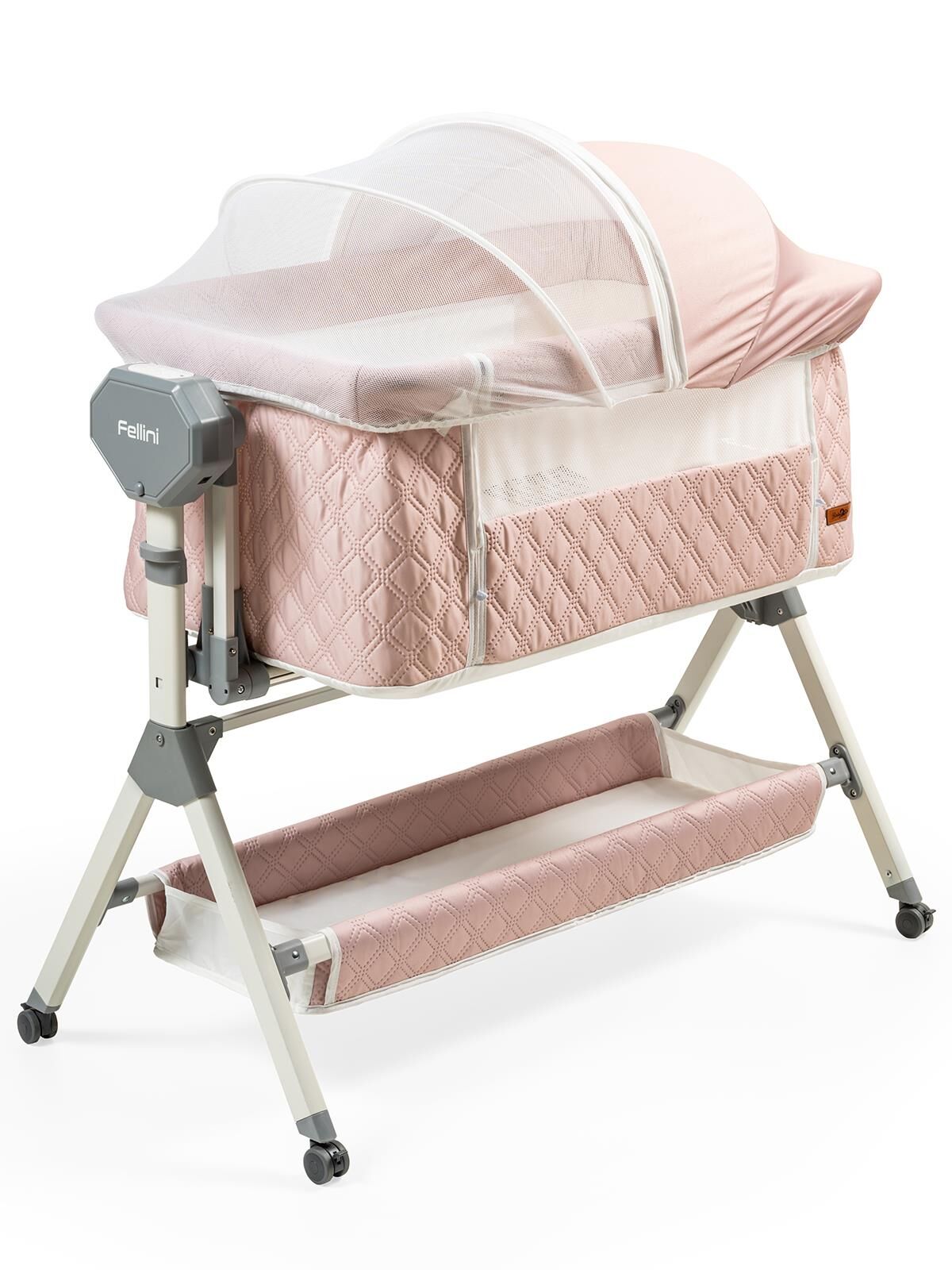 BABY 2 GO FELLINI ELEKTRİKLİ ANNEYANI PARK BEŞİK (PEMBE) -2025