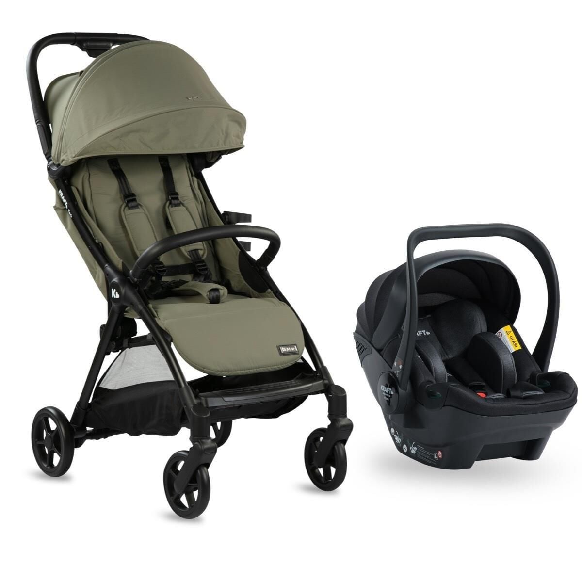 KRAFT YORK TRAVEL SİSTEM BEBEK ARABASI-GREEN 2024