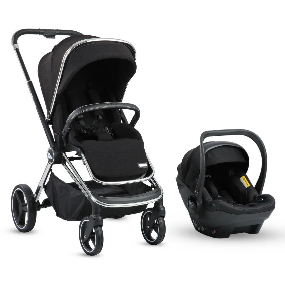 KRAFT QUENN TRAVEL SİSTEM BEBEK ARABASI-BLACK 2024