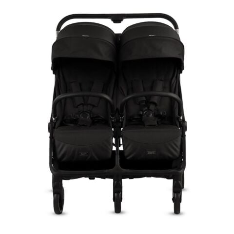 KRAFT DUPLO İKİZ YANYANA BEBEK ARABASI BLACK -2025