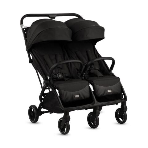 KRAFT DUPLO İKİZ YANYANA BEBEK ARABASI BLACK -