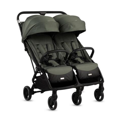 KRAFT DUPLO İKİZ YANYANA BEBEK ARABASI GREEN -