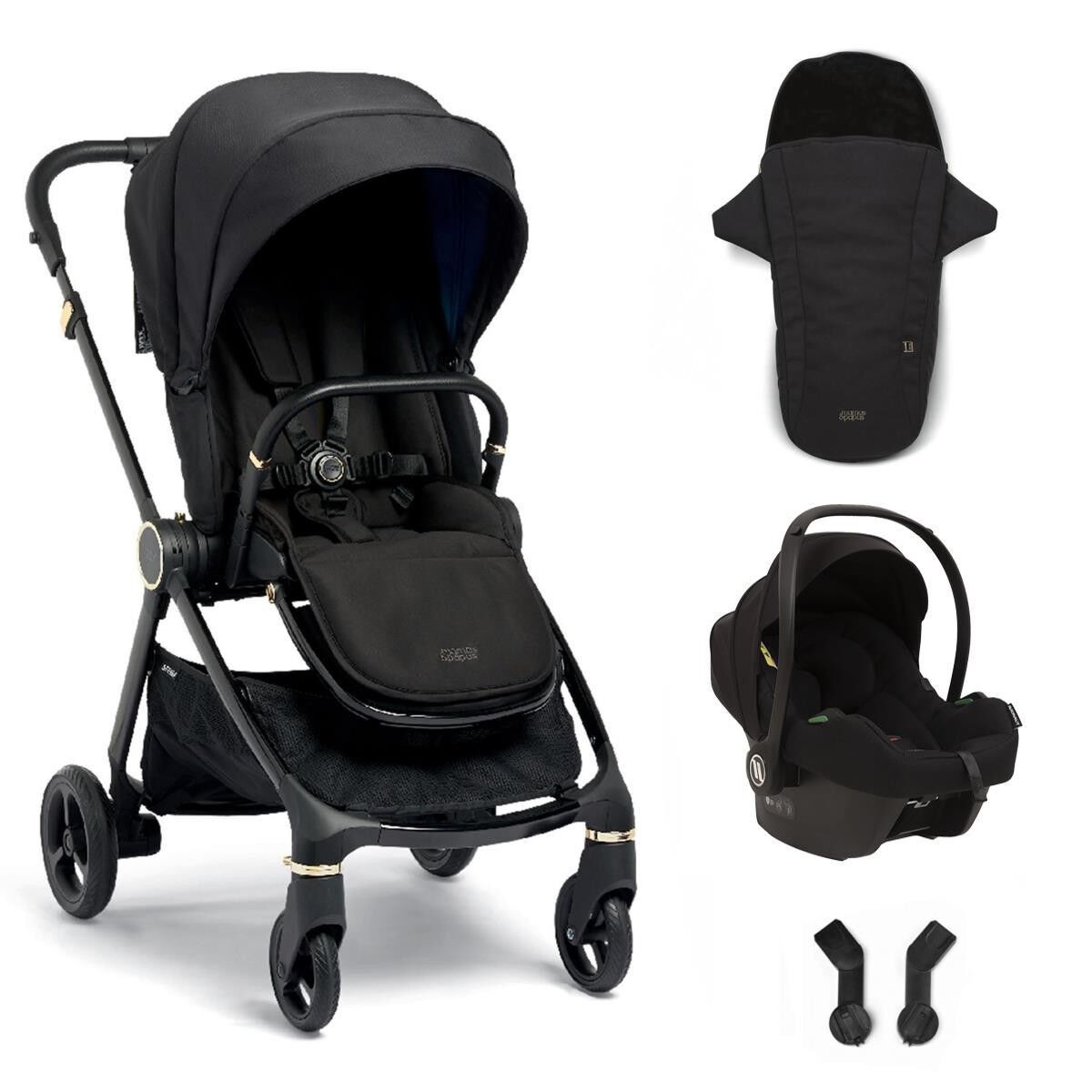 MAMAS PAPAS STRADA BLACK DIAMOND FOOTMUFF VE ADP BEBEK ARABASI -2025