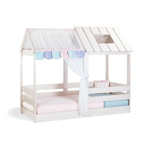 CAPLOONBA PINK HOUSE MONTESSORİ KARYOLA 100*200