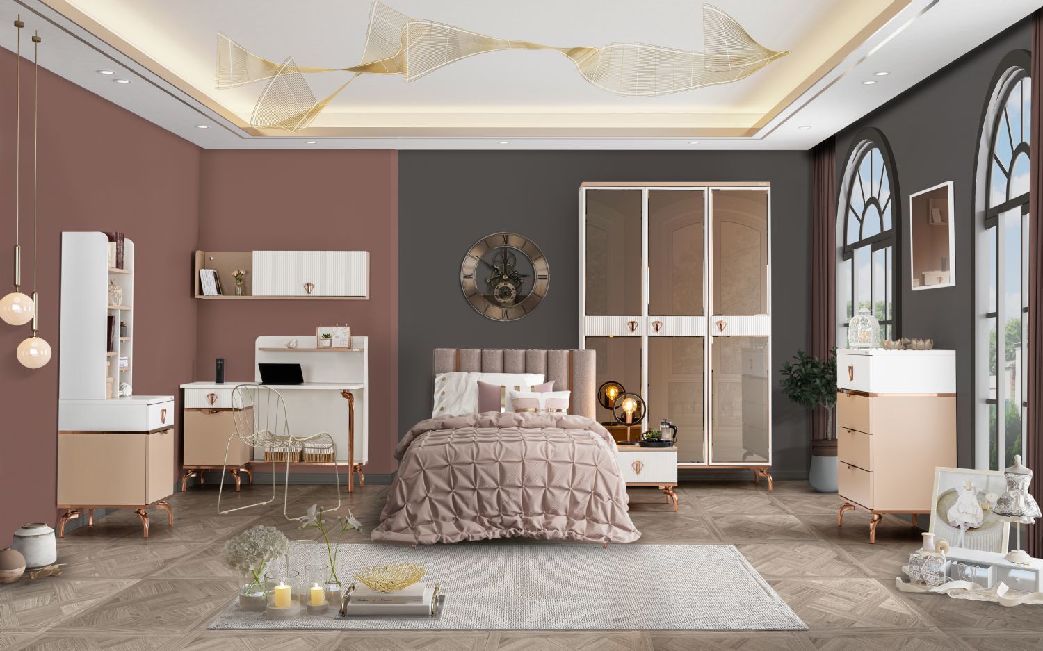 PİERRE CARDİN ROSE GENÇ ODASI