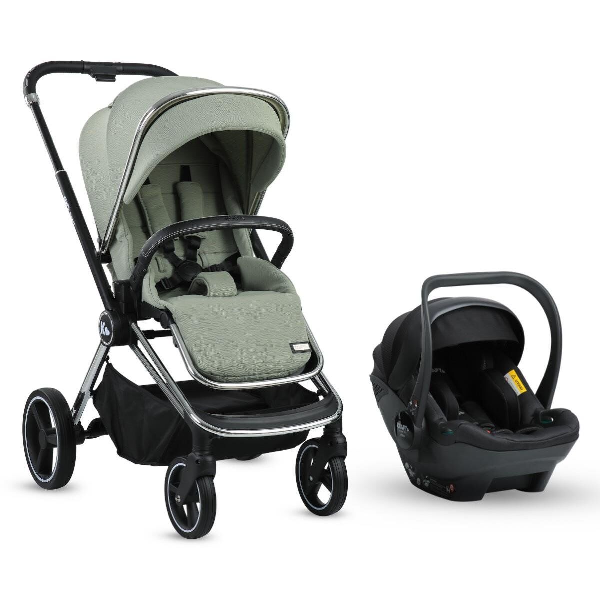 KRAFT QUENN TRAVEL SİSTEM BEBEK ARABASI-GREEN 2025