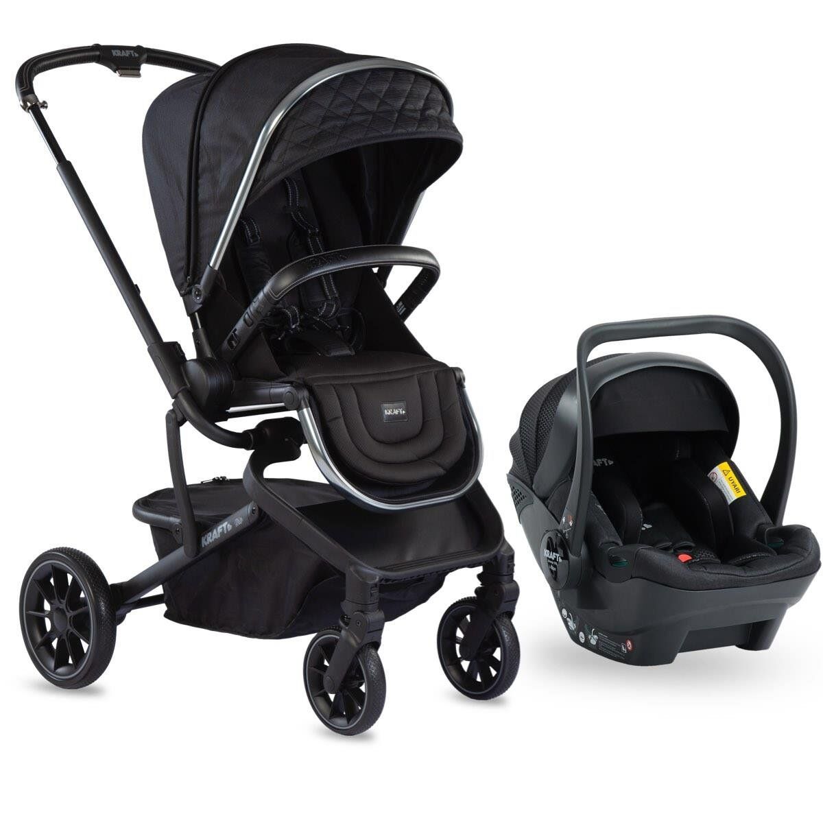 KRAFT RIO TRAVEL SİSTEM BEBEK ARABASI-BLACK -2024