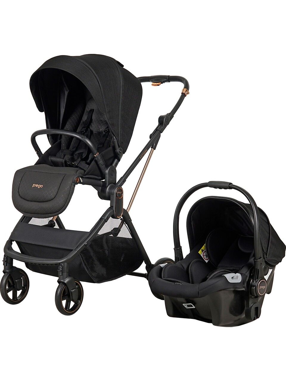 PREGO ARTEON BEBEK ARABASI - SİYAH 2025