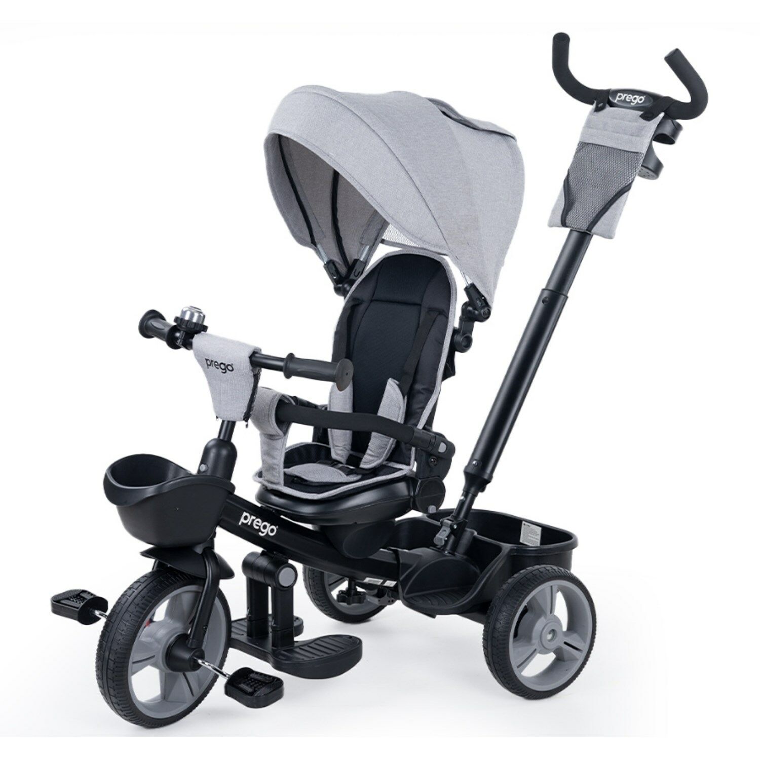 PREGO B50-3 RANGER ÜÇ TEKERLİ BİSİKLET GRİ 2025