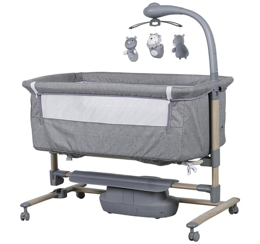 PREGO CARMELA ELEKTRİKLİ ANNE YANI BEŞİK-GRİ  2025