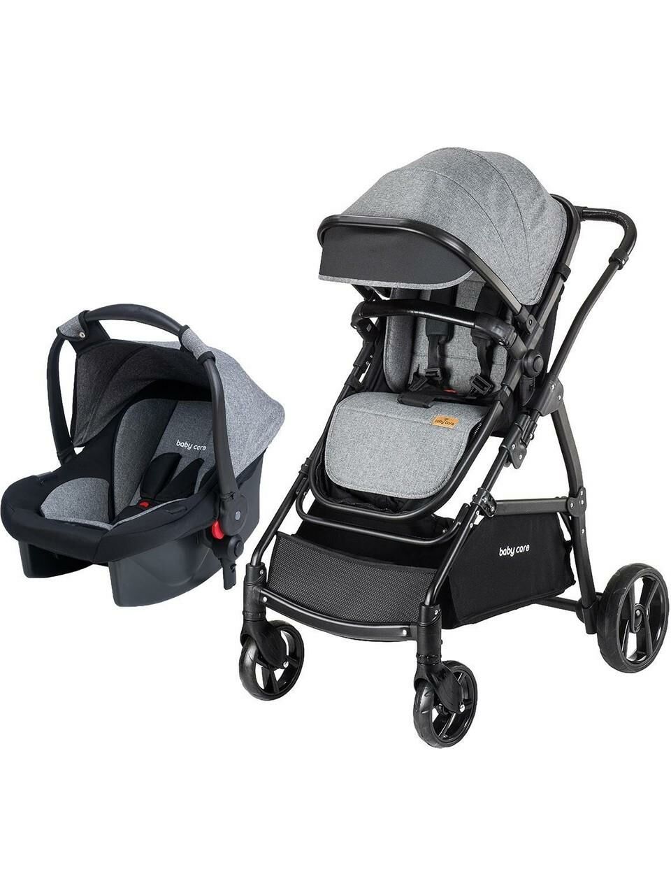 BABYCARE 310 SAFARI TRAVEL BEBEK ARABASI GRİ D 2024