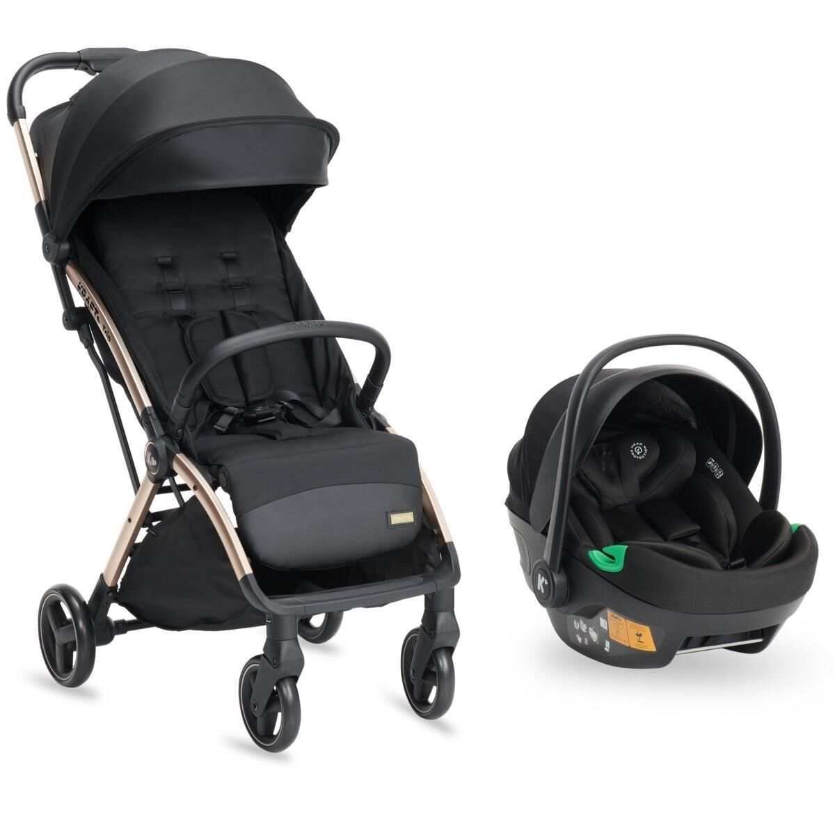 KRAFT TRIP TRAVEL SİSTEM BEBEK ARABASI-BLACK GOLD-2025