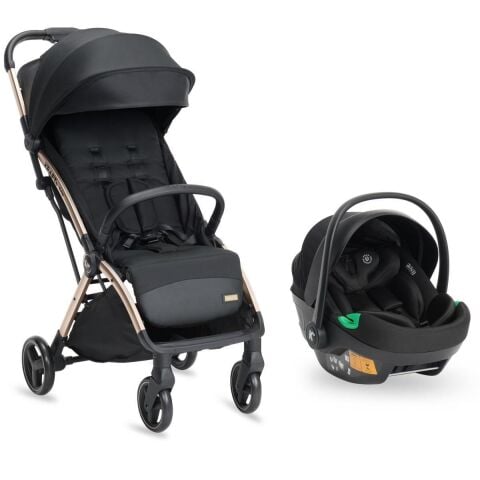 KRAFT TRIP TRAVEL SİSTEM BEBEK ARABASI-BLACK GOLD-2025