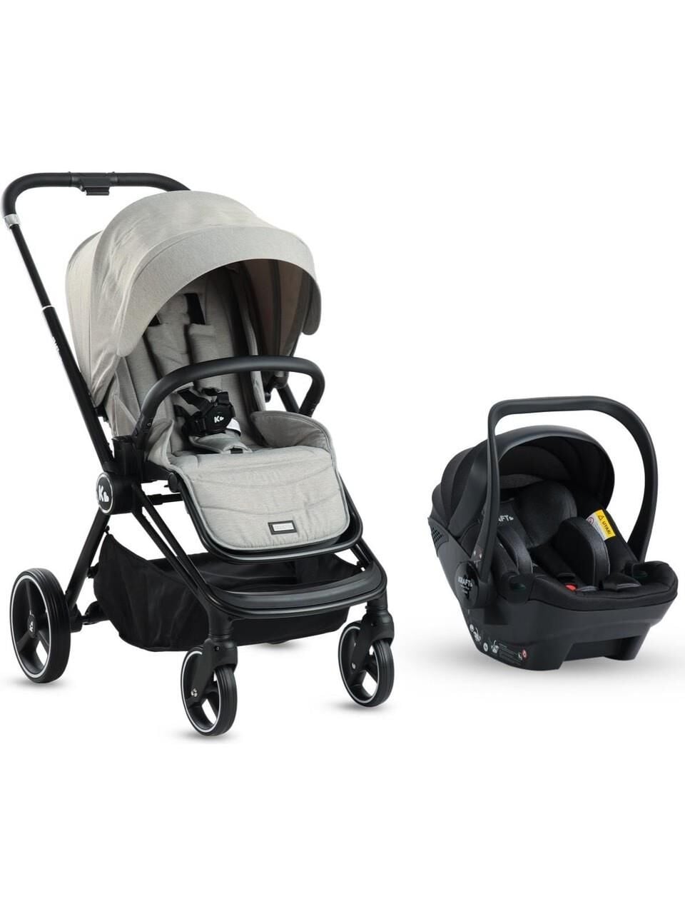 KRAFT MİKA TRAVEL BEBEK ARABASI -  GREY