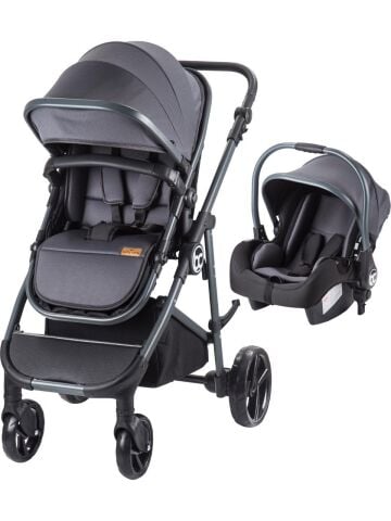 BABYCARE 305 ZETA TRAVEL BEBEK ARABASI-ANTRASİT 2025
