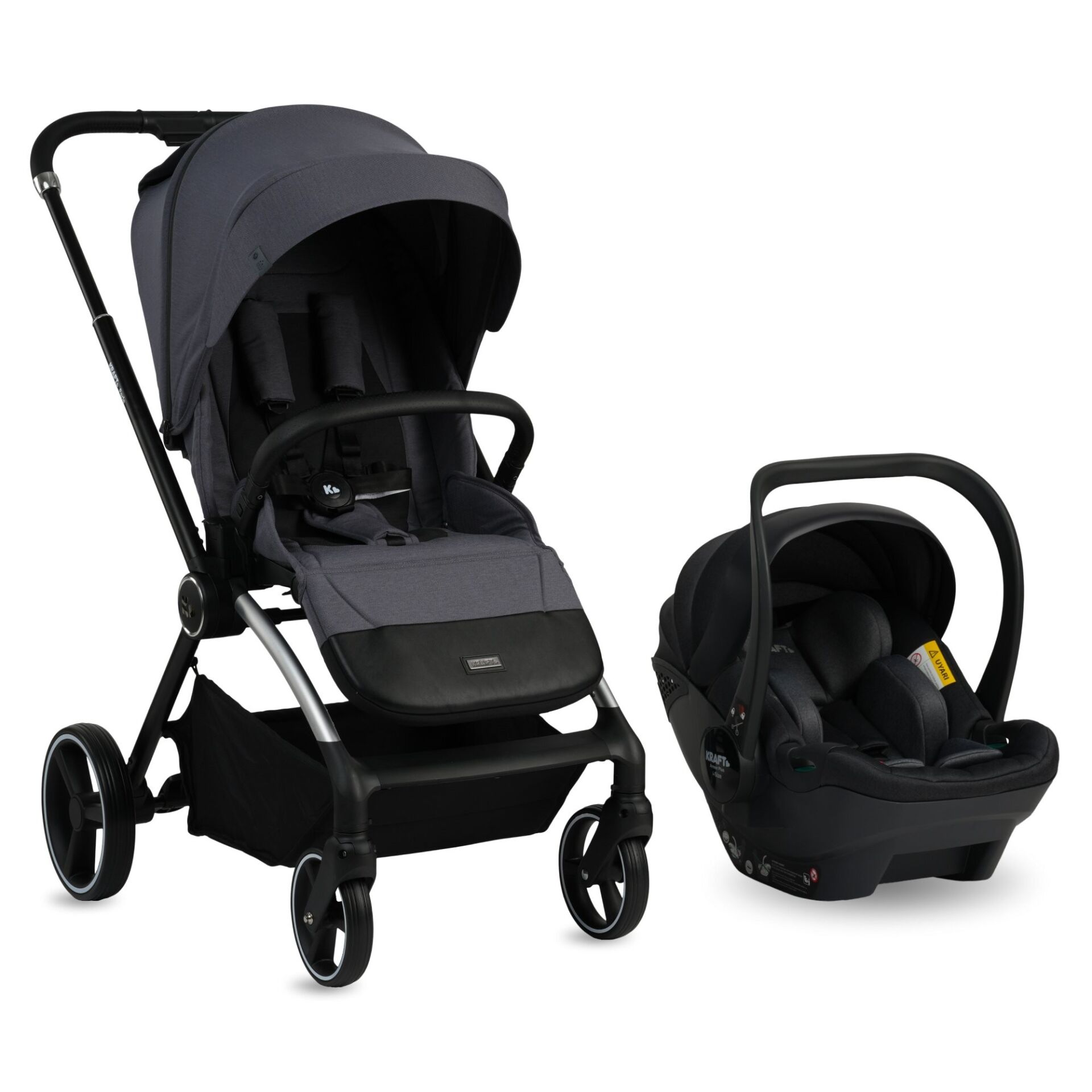 KRAFT PARLE TRAVEL BEBEK ARABASI -GREY