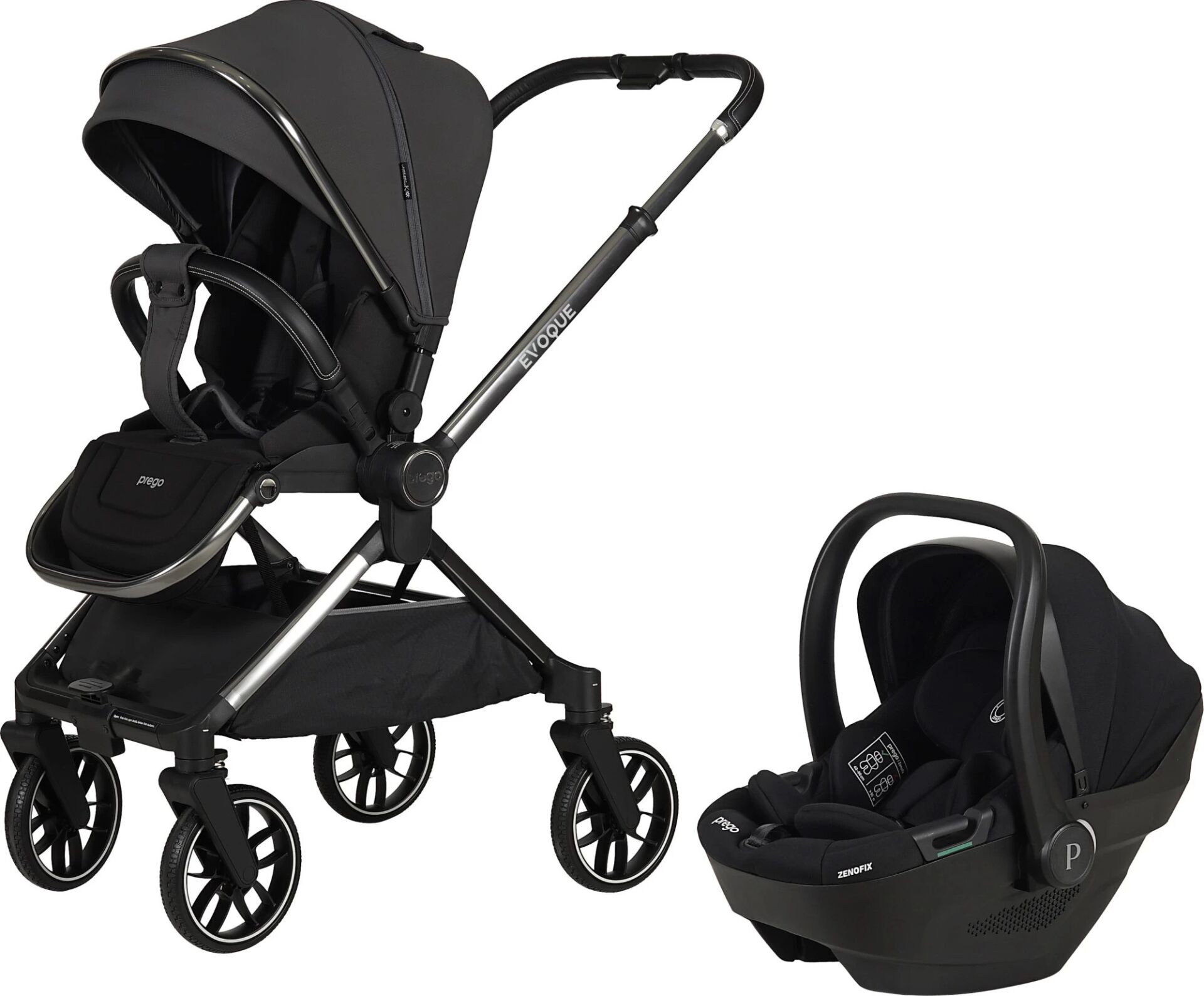 PREGO 2425  EVOQUE İ-SİZE TRAVEL BEBEK ARABASI GRİ