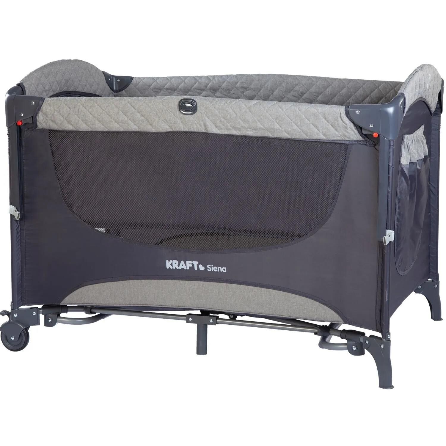 KRAFT SİENA ANNE YANI OYUN PARKI 70X110 CM LİGHT GREY-2025