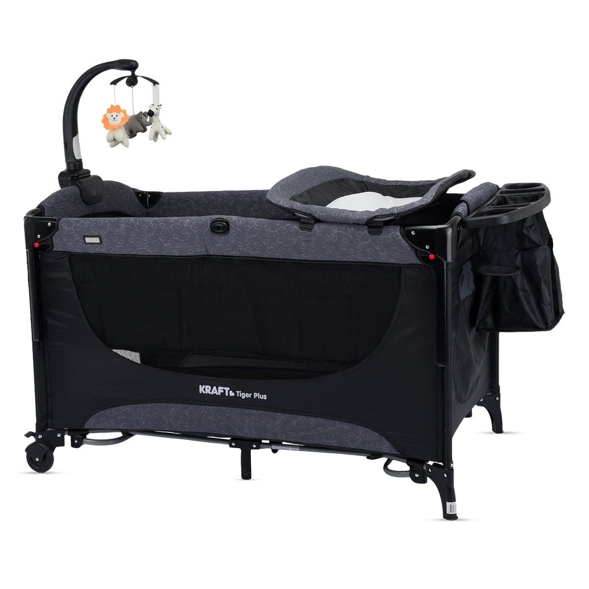 KRAFT TİGER PLUS ANNE YANI OYUN PARKI 70*120 BLACK