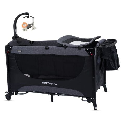 KRAFT TİGER PLUS ANNE YANI OYUN PARKI 70*120 BLACK