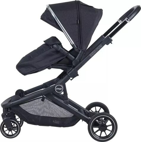 PREGO 2223 İBİZA PLUS İKİZ BEBEK ARABASI SİYAH 2025