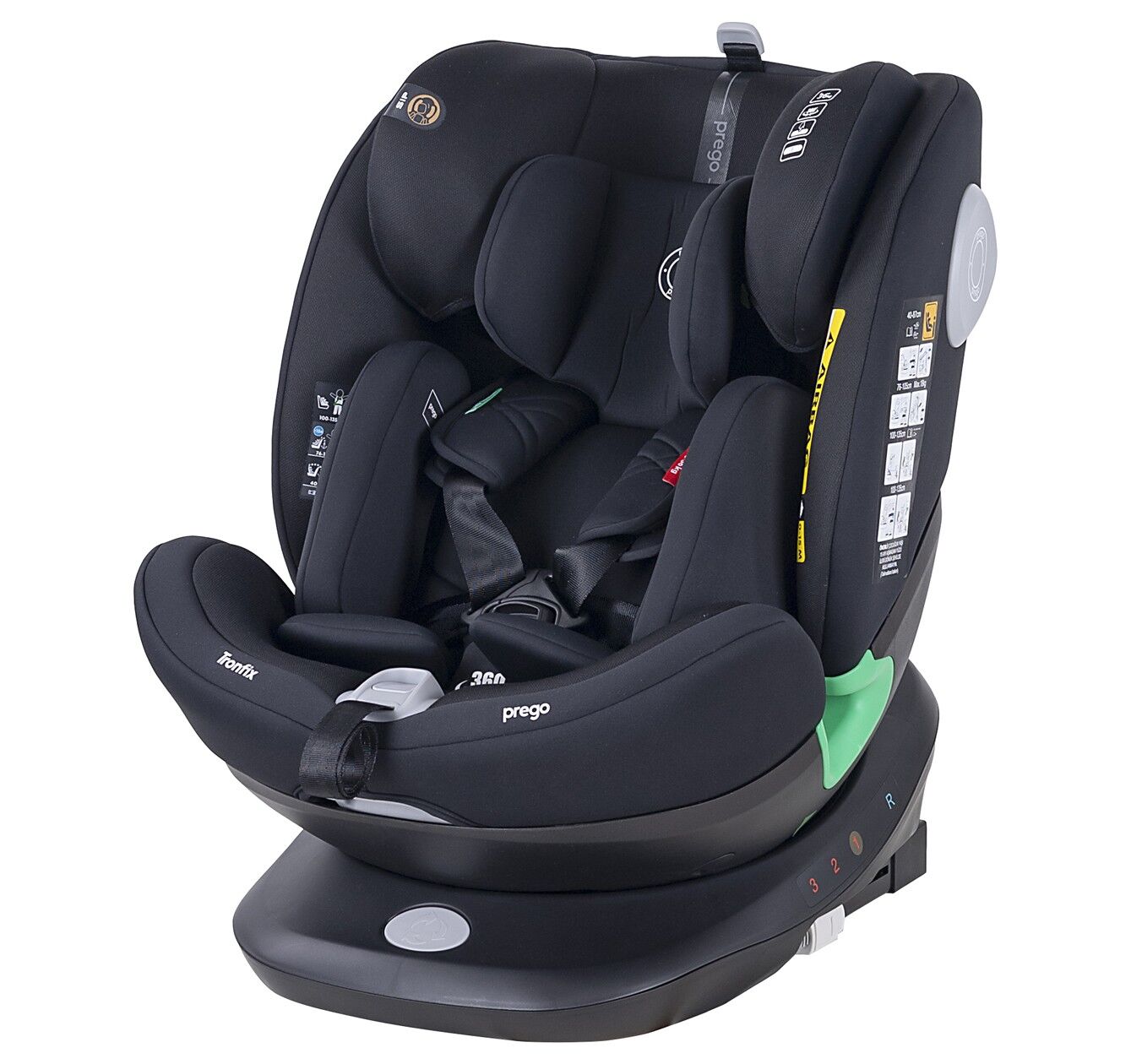 PREGO Q9004 TRONFİX OTO KOLTUĞU (0-36 KG) 2025 -SİYAH