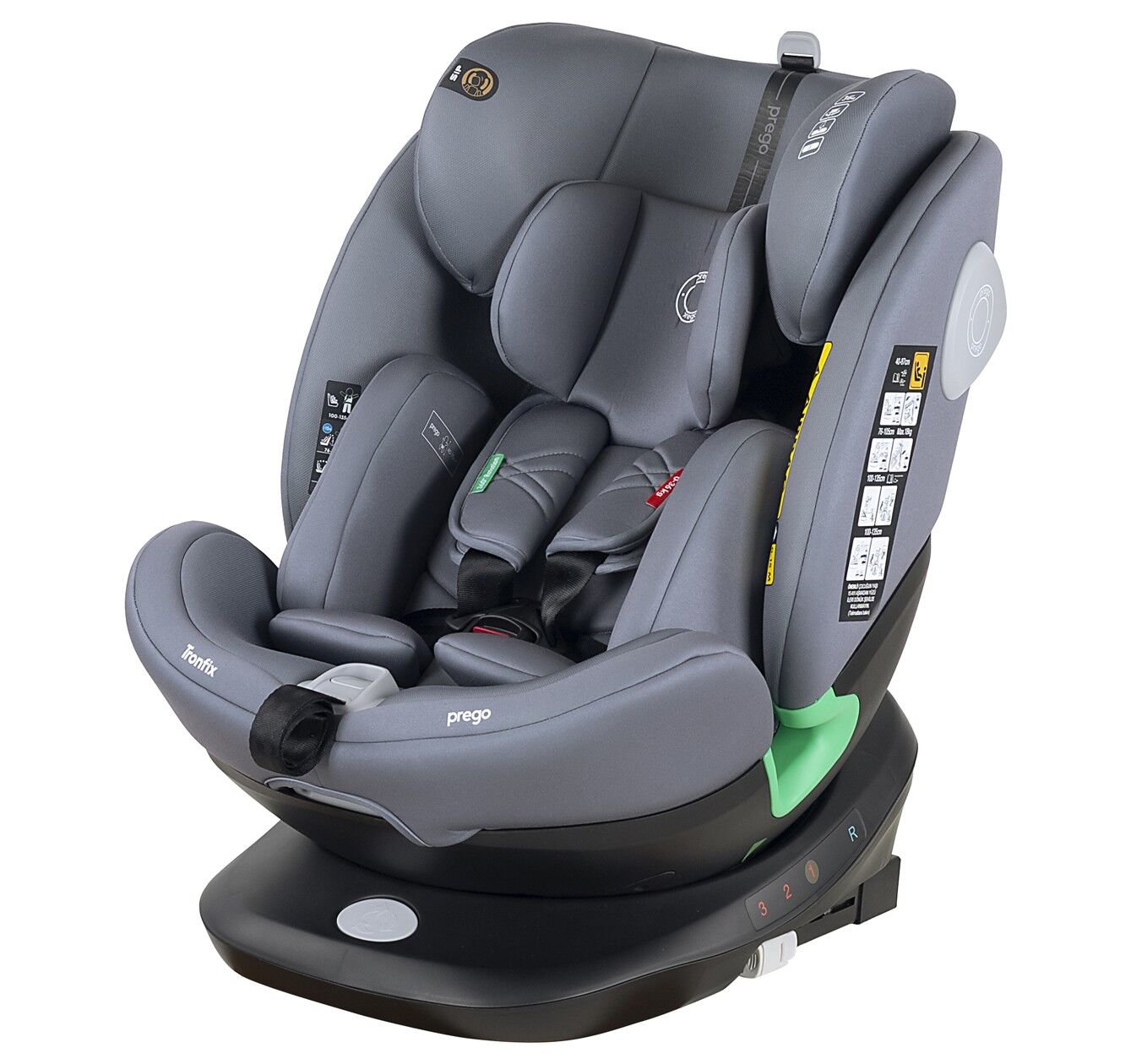 PREGO Q9004 TRONFİX OTO KOLTUĞU (0-36 KG) 2025 -GRİ