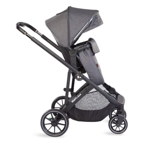 KRAFT DUAL İKİZ BEBEK ARABASI - DARK GREY OUTLET