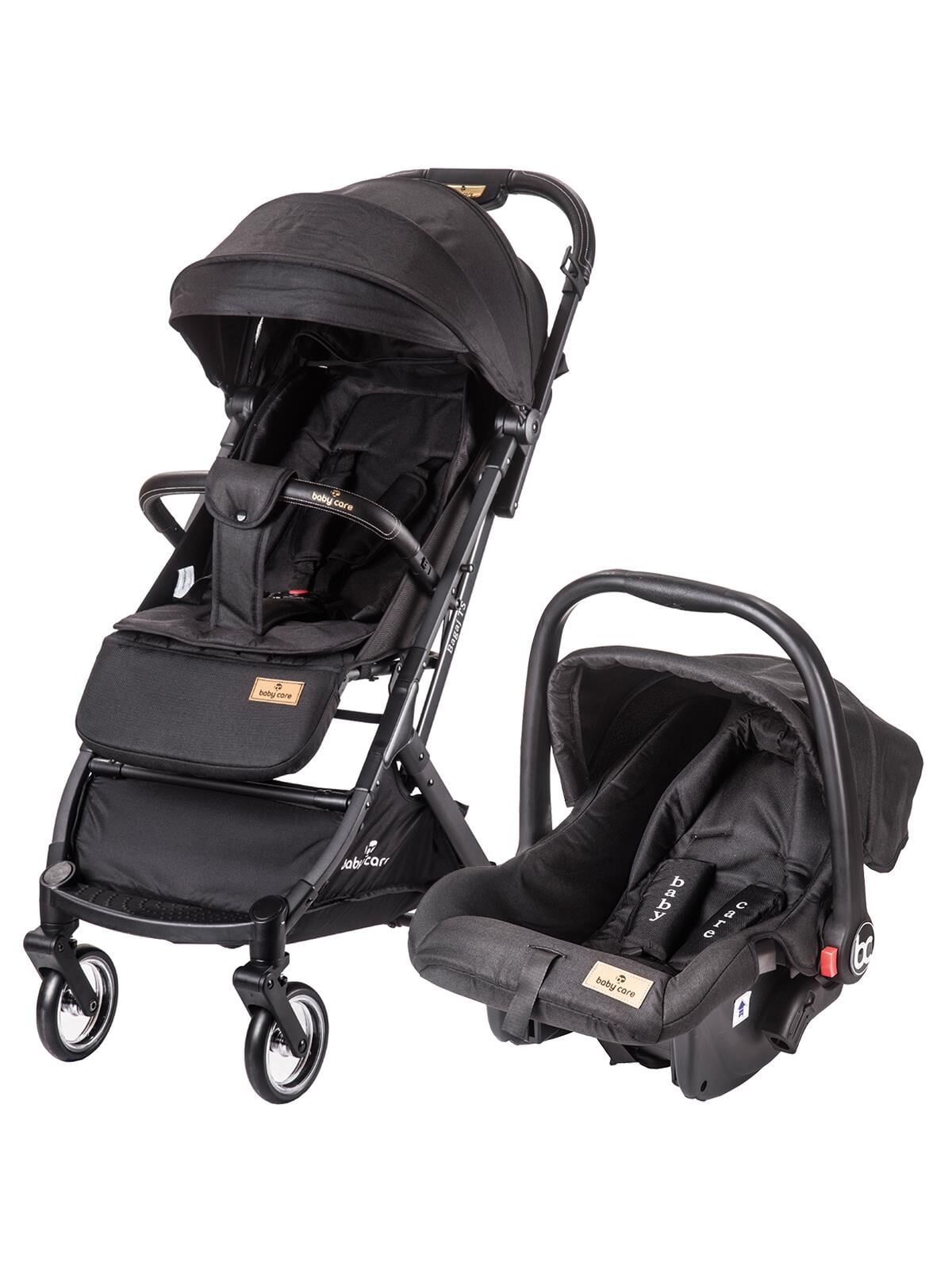 BABYCARE 201 BAGAJ TRAVEL SİSTEM KABİN BEBEK ARABASI (SİYAH)2023