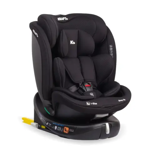KRAFT GROVY FİX İ-SİZE 40-150 cm (0-36 kg) OTO KOLTUĞU - BLACK
