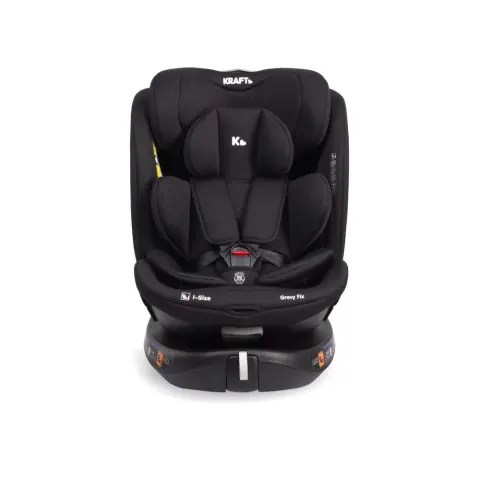 KRAFT GROVY FİX İ-SİZE 40-150 cm (0-36 kg) OTO KOLTUĞU - BLACK