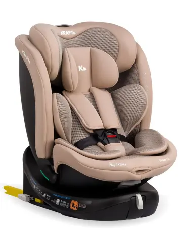 KRAFT GROVY FİX İ-SİZE 40-150 cm (0-36 kg) OTO KOLTUĞU - BEIGE