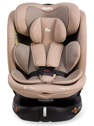 KRAFT GROVY FİX İ-SİZE 40-150 cm (0-36 kg) OTO KOLTUĞU - BEIGE