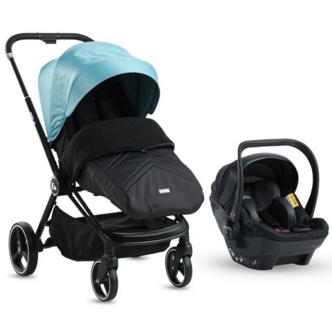 KRAFT MİLA (MİKA) TRAVEL SİSTEM BEBEK ARABASI - BLACK GREEN