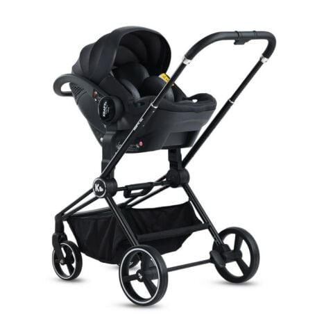 KRAFT MİLA (MİKA) TRAVEL SİSTEM BEBEK ARABASI - BLACK GREEN