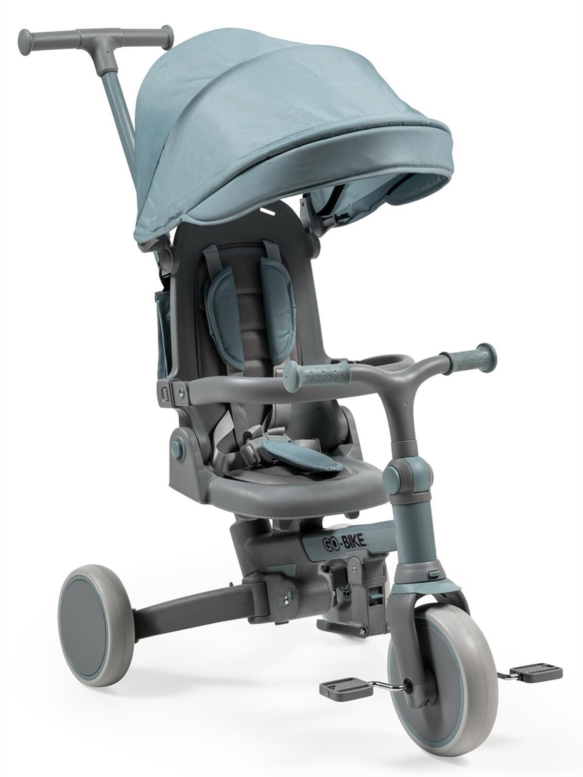 BABY 2 GO 25805 GO BİKE EBEVEYN KONTROLLÜ İTMELİ 3 TEKER KATLANIR BİSİKLET -YEŞİL